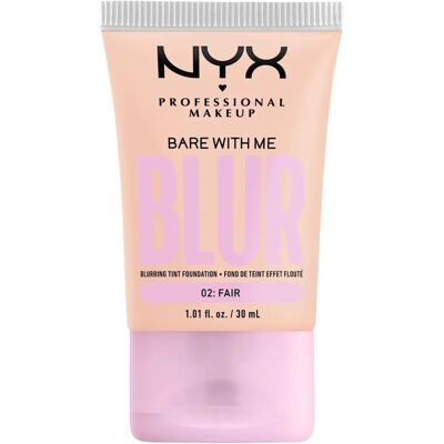 NYX Professional Makeup Bare With Me Blur - Foundation, Hell, Mittlerer Deckkraft NYX Professional Makeup Bare With Me Blur - Foundation, Hell, Mittlerer Deckkraft