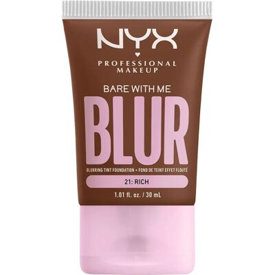 NYX Professional Makeup 21-Rich Bare With Me Blur Foundation - Foundation NYX Professional Makeup 21-Rich Bare With Me Blur Foundation - Foundation