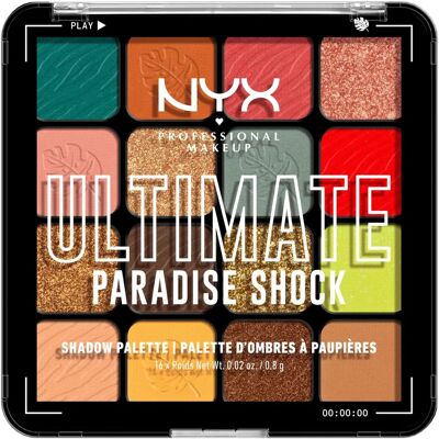 NYX Professional Makeup Palette Ombres Ultimate Paradise Shock - Palette de Fards à Paupières NYX Professional Makeup Palette Ombres Ultimate Paradise Shock - Palette de Fards à Paupières