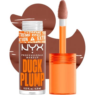 NYX Professional Makeup Duck Plump Lip Gloss - Mocha Me Crazy - Volumen, Hochpigmentiert NYX Professional Makeup Duck Plump Lip Gloss - Mocha Me Crazy - Volumen, Hochpigmentiert