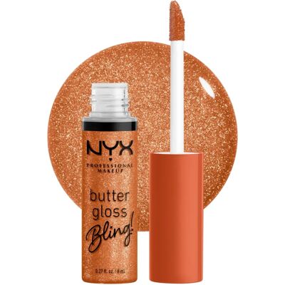 NYX Professional Makeup Butter Gloss Bling - Lipgloss - Metallisk - 8ml NYX Professional Makeup Butter Gloss Bling - Lipgloss - Metallisk - 8ml