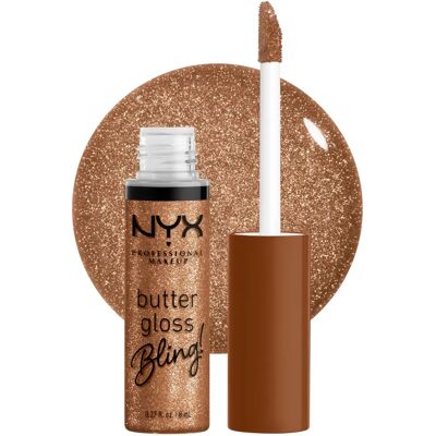 NYX Professional Makeup Butter Gloss Bling Huulikiilto - Payer Con Oro - Huulikiilto NYX Professional Makeup Butter Gloss Bling Huulikiilto - Payer Con Oro - Huulikiilto