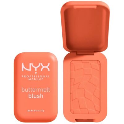 NYX Professional Makeup Buttermelt Blush - 03 Sooner The Butta - Scioglievole, Resistente al Trasferimento, Vegano NYX Professional Makeup Buttermelt Blush - 03 Sooner The Butta - Scioglievole, Resistente al Trasferimento, Vegano