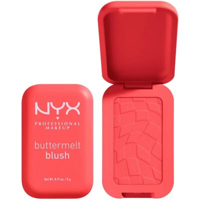 NYX Professional Makeup Buttermelt Powder Blush - Fade & Transfer Resistant, 12H NYX Professional Makeup Buttermelt Powder Blush - Fade & Transfer Resistant, 12H