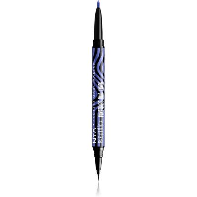 NYX Beetlejuice Purple Chrome Duo Eyeliner - Eyeliner, 2-in-1, 0,5ml NYX Beetlejuice Purple Chrome Duo Eyeliner - Eyeliner, 2-in-1, 0,5ml