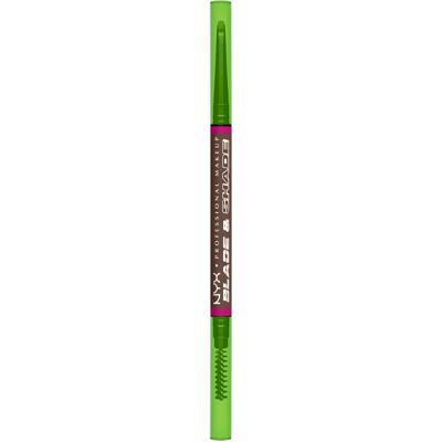 NYX Professional Makeup Blade & Shade Braun Augenbrauenstift - Augenbrauenstift NYX Professional Makeup Blade & Shade Braun Augenbrauenstift - Augenbrauenstift