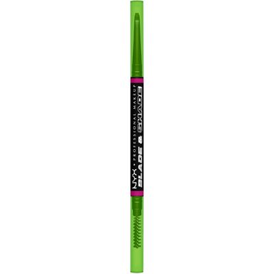 NYX Professional Makeup Blade & Shade Svart Øyenbrynspenn - Øyenbrynsmakeup NYX Professional Makeup Blade & Shade Svart Øyenbrynspenn - Øyenbrynsmakeup