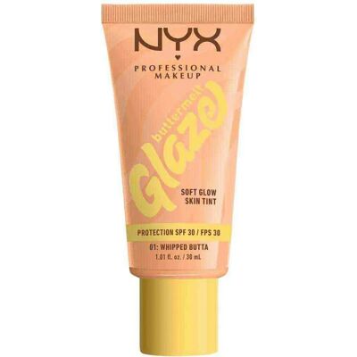 NYX Professional Makeup Buttermelt Glaze Whipped SPF 30 Foundation NYX Professional Makeup Buttermelt Glaze Whipped SPF 30 Foundation