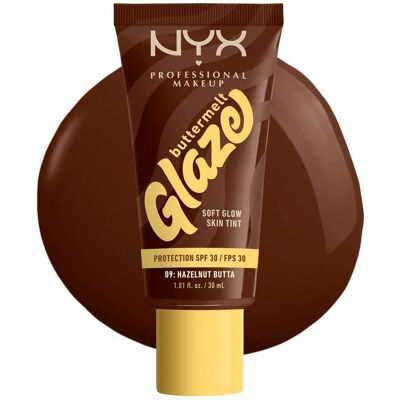 NYX Professional Makeup Buttermelt Glaze Haselnuss SPF 30 - Foundation NYX Professional Makeup Buttermelt Glaze Haselnuss SPF 30 - Foundation