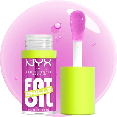 NYX Fat Oil Chillz Ulei pentru buze - Luciu NYX Fat Oil Chillz Ulei pentru buze - Luciu