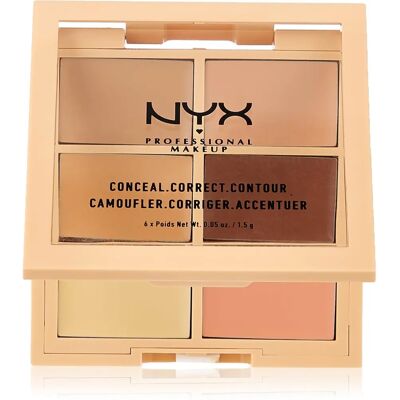 NYX Professional Makeup Conceal. Correct. Konturpalette - Light NYX Professional Makeup Conceal. Correct. Konturpalette - Light