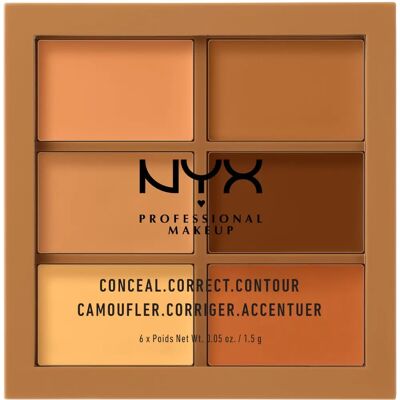 Palette de Maquillage Nyx Professionnel - Concealer, Correcteur, Contour - Profond - Publicité Palette de Maquillage Nyx Professionnel - Concealer, Correcteur, Contour - Profond - Publicité