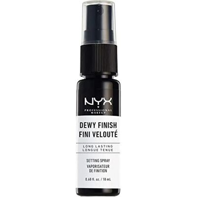 Nyx Professional Make Up Dewy Finish Setting Spray Mini 18 Ml - Spray Fixateur Maquillage Nyx Professional Make Up Dewy Finish Setting Spray Mini 18 Ml - Spray Fixateur Maquillage