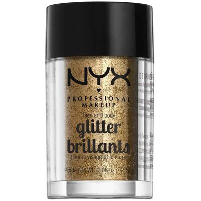 NYX Professional Makeup Bronze Face & Body Glitter - Langanhaltig, Glänzend NYX Professional Makeup Bronze Face & Body Glitter - Langanhaltig, Glänzend