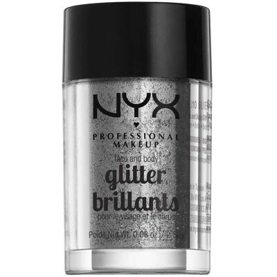 NYX Professional Makeup Kasvot ja keho glitter Hopea - Kasvot ja keho glitter NYX Professional Makeup Kasvot ja keho glitter Hopea - Kasvot ja keho glitter