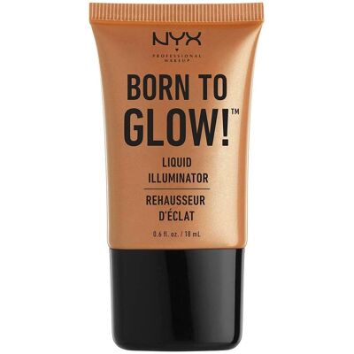 NYX Professional Makeup Born To Glow Flytande Highlighter - Rent Guld NYX Professional Makeup Born To Glow Flytande Highlighter - Rent Guld