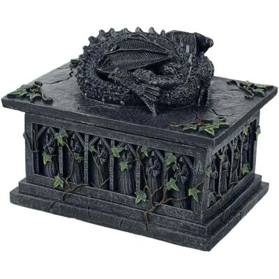 Nemesis Now Drachenkartenset - Grau - 18cm - Aufbewahrungsbox Nemesis Now Drachenkartenset - Grau - 18cm - Aufbewahrungsbox
