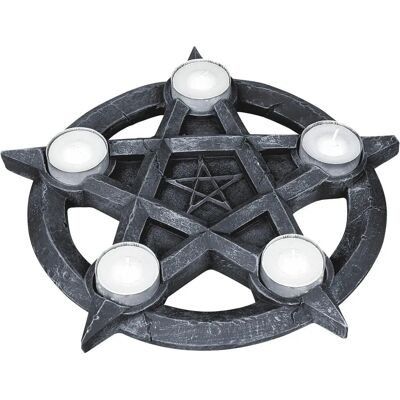 Nemesis Now - Pentagram Tealights 26cm - Candle Holder - Tealights and Decor Nemesis Now - Pentagram Tealights 26cm - Candle Holder - Tealights and Decor