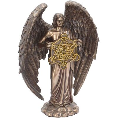Nemesis Now Bronzed Flower Of Life Metatron Archangel Figure - 26cm - Figurin Nemesis Now Bronzed Flower Of Life Metatron Archangel Figure - 26cm - Figurin