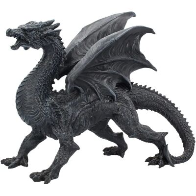 Nemesis Now - Obsidian Dragon Watcher Figurine - 31cm Nemesis Now - Obsidian Dragon Watcher Figurine - 31cm