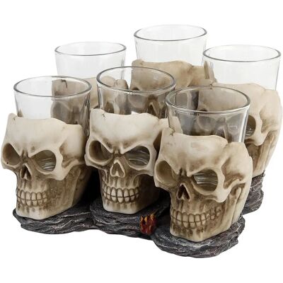 Nemesis Now Sechs Schuss Schädel Unisex Becher - Schnapsgläser Nemesis Now Sechs Schuss Schädel Unisex Becher - Schnapsgläser