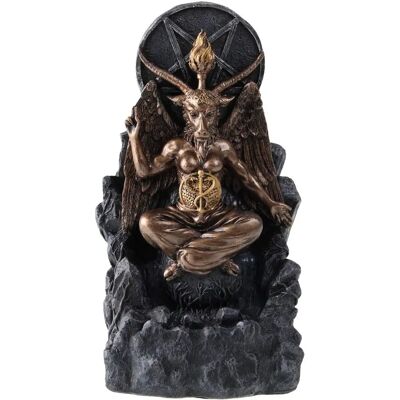 Nemesis Now Baphomet Backflow wierookbrander toren - Gotische ornament - 20cm Nemesis Now Baphomet Backflow wierookbrander toren - Gotische ornament - 20cm