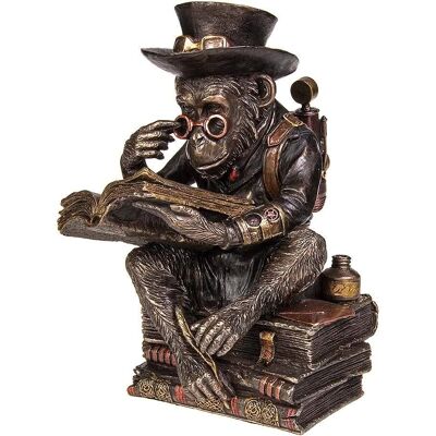 Nemesis Now Steampunk Chimpanzee Scholar Figurine - 19.5cm Nemesis Now Steampunk Chimpanzee Scholar Figurine - 19.5cm