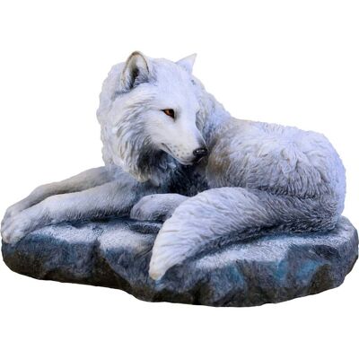 Figura de lobo blanco Guardian Of The North de Nemesis Now - Figura de animal - Coleccionable fantástico Figura de lobo blanco Guardian Of The North de Nemesis Now - Figura de animal - Coleccionable fantástico