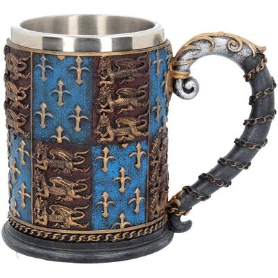Choppe Edwardienne Nemesis Now avec Drapeau Royal - Mug - Publicité Choppe Edwardienne Nemesis Now avec Drapeau Royal - Mug - Publicité
