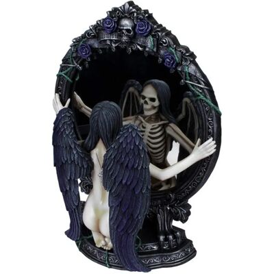Nemesis Now Angel Reflection Gothic Mirror Female Skeleton Ornament - Gothic Mirror Nemesis Now Angel Reflection Gothic Mirror Female Skeleton Ornament - Gothic Mirror