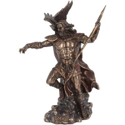 Nemesis Now Zeus Bronze Figurine - Mystical God Collectible Nemesis Now Zeus Bronze Figurine - Mystical God Collectible
