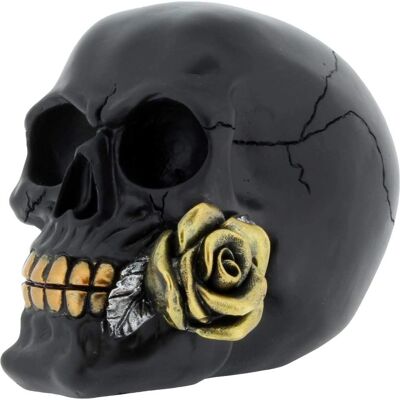 Nemesis Now Schädel Gothic Schwarze Rose Vom Toten Statue - Statue Nemesis Now Schädel Gothic Schwarze Rose Vom Toten Statue - Statue