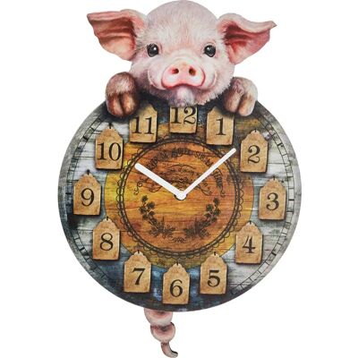 Nemesis Now Piggin Tickin Uhr - Rustikales Schweinedesign Nemesis Now Piggin Tickin Uhr - Rustikales Schweinedesign