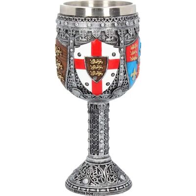 Nemesis Now English Three Lions Shield Henry IV Wine Goblet - Wine Goblet Nemesis Now English Three Lions Shield Henry IV Wine Goblet - Wine Goblet