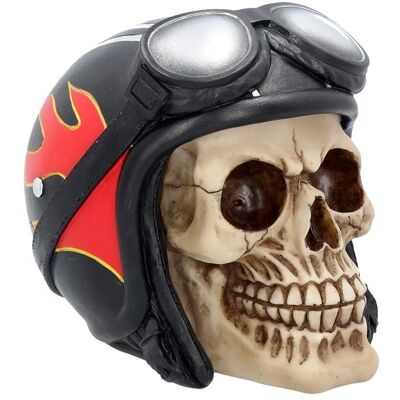 Nemesis Now Skull With Hat Hell Fire Biker Statue Nemesis Now Skull With Hat Hell Fire Biker Statue