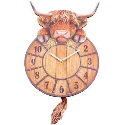 Nemesis Now Highland Tickin' Cow Wall Clock - Animal decor Nemesis Now Highland Tickin' Cow Wall Clock - Animal decor