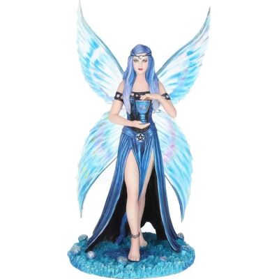 Nemesis Now Anne Stokes Enchantment Blue Fairy With Goblet Figurine - 26cm Nemesis Now Anne Stokes Enchantment Blue Fairy With Goblet Figurine - 26cm