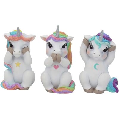 Nemesis Now Drei weise Cutiecorns Ornament Nemesis Now Drei weise Cutiecorns Ornament