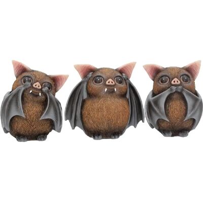 Figura Trzech Mądrych Nietoperzy od Nemesis Now - 8,5cm Figura Trzech Mądrych Nietoperzy od Nemesis Now - 8,5cm