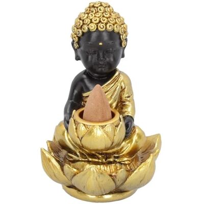 Nemesis Now Svart Guld Baby Buddha Backflow - Incense Burner Nemesis Now Svart Guld Baby Buddha Backflow - Incense Burner