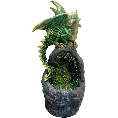 Nemesis Now Smaragd Kristal Geode Beschermende Draak Figurine - Figuren Nemesis Now Smaragd Kristal Geode Beschermende Draak Figurine - Figuren