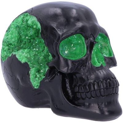 Nemesis Now Geode κρανίο μαύρο πράσινο γοτθικό glitter κρανίο ειδώλιο Nemesis Now Geode κρανίο μαύρο πράσινο γοτθικό glitter κρανίο ειδώλιο