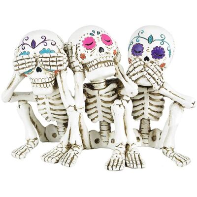 Nemesis Now Skeleton Three Wise Men Figurine - Gothic Fantasy Collectible Nemesis Now Skeleton Three Wise Men Figurine - Gothic Fantasy Collectible