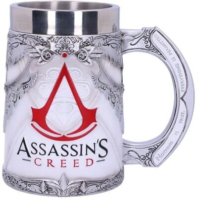 Nemesis Now Assassin's Creed Weiß Tankard - Sammlerstück, 15,5cm Nemesis Now Assassin's Creed Weiß Tankard - Sammlerstück, 15,5cm