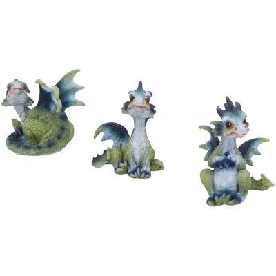 Nemesis Now Triple Trouble Kleines Set mit drei Drachen Säugling Ornamenten - Ornamente Nemesis Now Triple Trouble Kleines Set mit drei Drachen Säugling Ornamenten - Ornamente