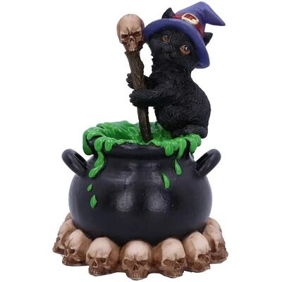 Nemesis Now Spook Noita Kissa Kattila Figurine - Unisex Halloween Nemesis Now Spook Noita Kissa Kattila Figurine - Unisex Halloween