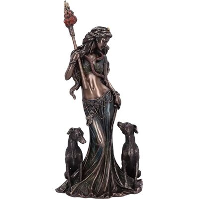 Statua Mitologica di Hecate - 34cm - Finitura Bronzo - Nemesis Now Statua Mitologica di Hecate - 34cm - Finitura Bronzo - Nemesis Now