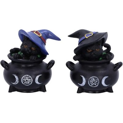 Nemesis Now Zwarte Kat en Ketel Figurine - 8cm Nemesis Now Zwarte Kat en Ketel Figurine - 8cm