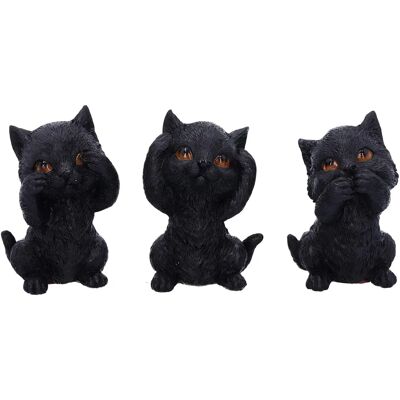 Nemesis Now - Trois Sages Chatons - Statuette - Unisexe - Multicolore Nemesis Now - Trois Sages Chatons - Statuette - Unisexe - Multicolore