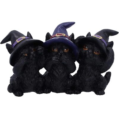 Nemesis Now Drie Wijze Zwarte Katten Zie Geen Horen Geen Spreken Geen Kwaad Figuren Nemesis Now Drie Wijze Zwarte Katten Zie Geen Horen Geen Spreken Geen Kwaad Figuren